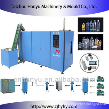 HY-A4 4000BPH,4 cavity automatic blow molding machine up to 2 litre PET bottle,water bottling